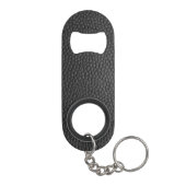 Schwarze Schlangenhaut Mini Flaschenöffner (Rückseite)