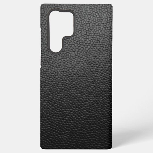Schwarze Schlangenhaut Samsung Galaxy Hülle (Rückseite)