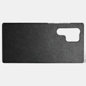 Schwarze Schlangenhaut Samsung Galaxy Hülle (Rückseite (Horizontal))