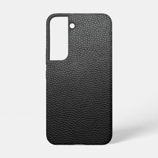 Schwarze Schlangenhaut Samsung Galaxy Hülle (Rückseite)