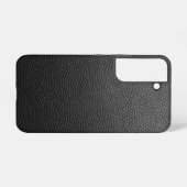 Schwarze Schlangenhaut Samsung Galaxy Hülle (Rückseite (Horizontal))