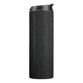 Schwarze Schlangenhaut Thermosbecher (Nach links gedreht)