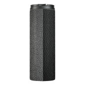 Schwarze Schlangenhaut Thermosbecher (Rückseite)