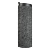 Schwarze Schlangenhaut Thermosbecher (Nach rechts gedreht)
