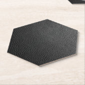Schwarze Schlangenhaut Untersetzer (angewinkelt)