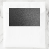 Schwarze Schlangenleder Rechteckiger Aufkleber (Tasche)