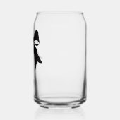 Schwarze Schleife in Schleife gebunden Dosenglas (Links)