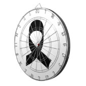 Schwarze Schleife Zeichnend Dartscheibe (Vorderseite rechts)