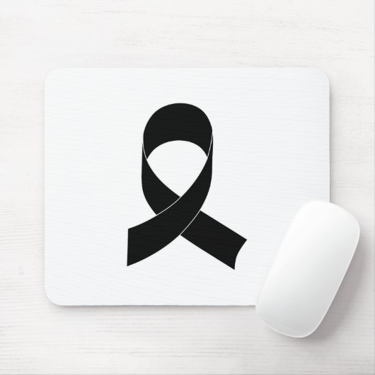 Schwarze Schleife Zeichnend Mousepad (Mit Mouse)