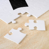 Schwarze Schleife Zeichnend Puzzle (Seite)