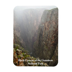 Schwarze Schlucht des Gunnison Nationa Parks Magnet