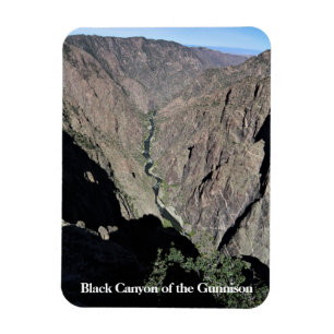 Schwarze Schlucht des Gunnison Nationalparks Magnet