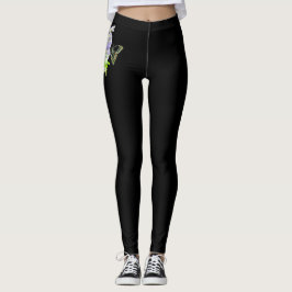 Schwarze Schmetterlinge Leggings