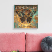 Schwarze Schmetterlingsarbeit auf Leinwand (Insitu (Wohnzimmer))