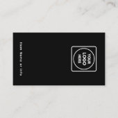Schwarze Schmuckkollektion | Benutzerdefiniertes L Visitenkarte (Vorderseite)