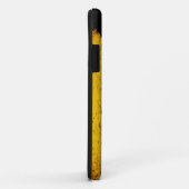 Schwarze Schmutz Anarcho Gadsden Flagge Case-Mate iPhone Hülle (Hinten/Rechts)