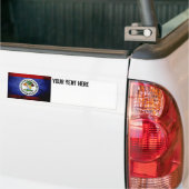 Schwarze Schmutz-Belize-Flagge Autoaufkleber (Auf Lkw)