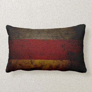 Schwarze Schmutz-Deutschland-Flagge 2 Lendenkissen