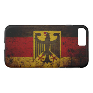 Schwarze Schmutz-Deutschland-Flagge Case-Mate iPhone Hülle