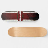 Schwarze Schmutz-Kenia-Flagge Skateboard (Horizontal)
