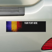 Schwarze Schmutz-Rumänien-Flagge Autoaufkleber (Auf Auto)