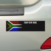 Schwarze Schmutz-Südafrika-Flagge Autoaufkleber (Auf Auto)