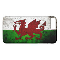 Schwarze Schmutz-Wales-Flagge