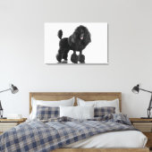 Schwarze Schnauze Leinwanddruck (Insitu (Schlafzimmer))