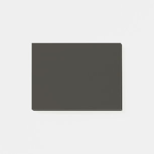 Schwarze Schokolade, solide Farbe Post-it Klebezettel