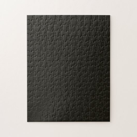 Schwarze Schokolade, solide Farbe Puzzle (Vertikal)