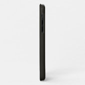 Schwarze Schokolade (Vollfarbe) Case-Mate iPhone Hülle (Hinten/Links)