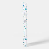 SCHWARZE SCHÖNE UND SCHWARZE TELEFONFALL Case-Mate iPhone HÜLLE (Rückseite / Links)