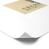 Schwarze Schönheit Afrikanische Frau mit einem Bow Poster (Ecke)