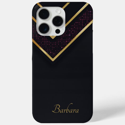 Schwarze Schönheit anpassen Case-Mate iPhone Hülle (Rückseite)