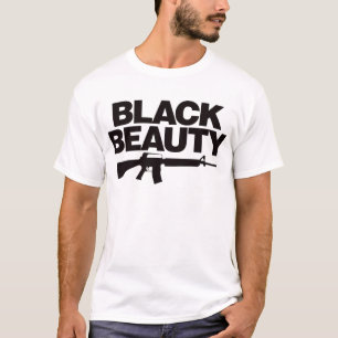 Schwarze Schönheit AR - Schwarzes T-Shirt