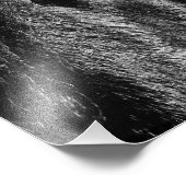 Schwarze Schönheit - Erweiterung des Fotos Fotodruck (Ecke)