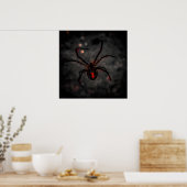 Schwarze Schönheit Poster (Küche)