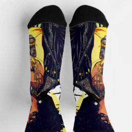 SCHWARZE SCHÖNHEIT URBAN ROCK ROLL REBEL LEATHER J SOCKEN