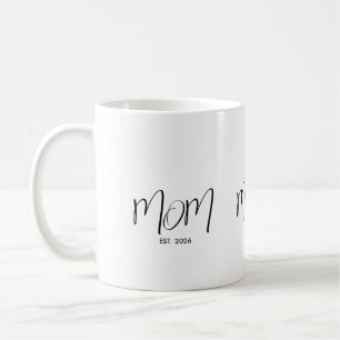Schwarze Schrift Etablierte Mutter Kaffeetasse