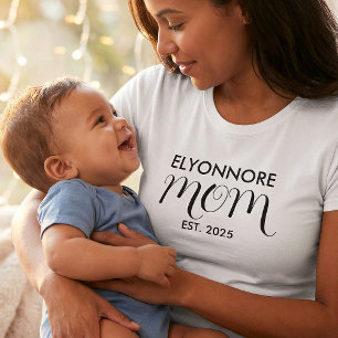 Schwarze Schrift etablierte Mutter Schwarzer benut T-Shirt