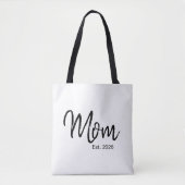 Schwarze Schrift etablierte Mutter Tasche (Vorderseite)