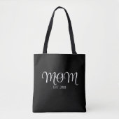 Schwarze Schrift etablierte Mutter Tasche (Vorderseite)