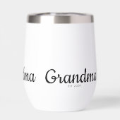 Schwarze Schrift etablierte Oma (Rückseite)