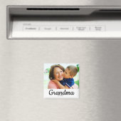 Schwarze Schrift etablierte Oma Magnet (In Situ (Geschirrspüler))