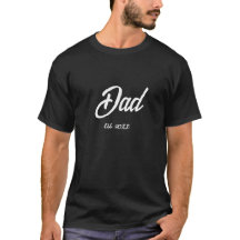 Schwarze Schrift etablierter Vater