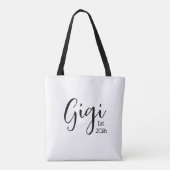 Schwarze Schrift Gigi Established Tasche (Rückseite)