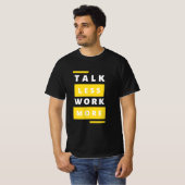 Schwarze Schrift Typografie niedlich moderne stilv T-Shirt (Vorne ganz)