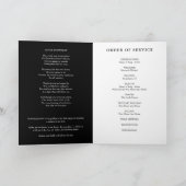 Schwarze Schriftart für immer in unserem Herzen Ba Programm (Innenseite)