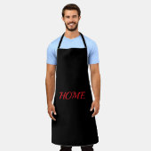 Schwarze Schürze (Getragen)