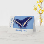 Schwarze Schwalbe Longtail Karte (Gelbe Blume)